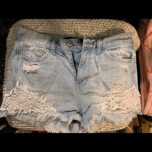 High Rise Hollister Shorts